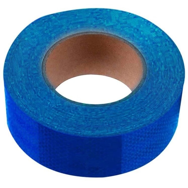 2" in x 75' ft Diamond Trailer Truck Conspicuity DOT Class 2 Reflective Safety Tape - Blue